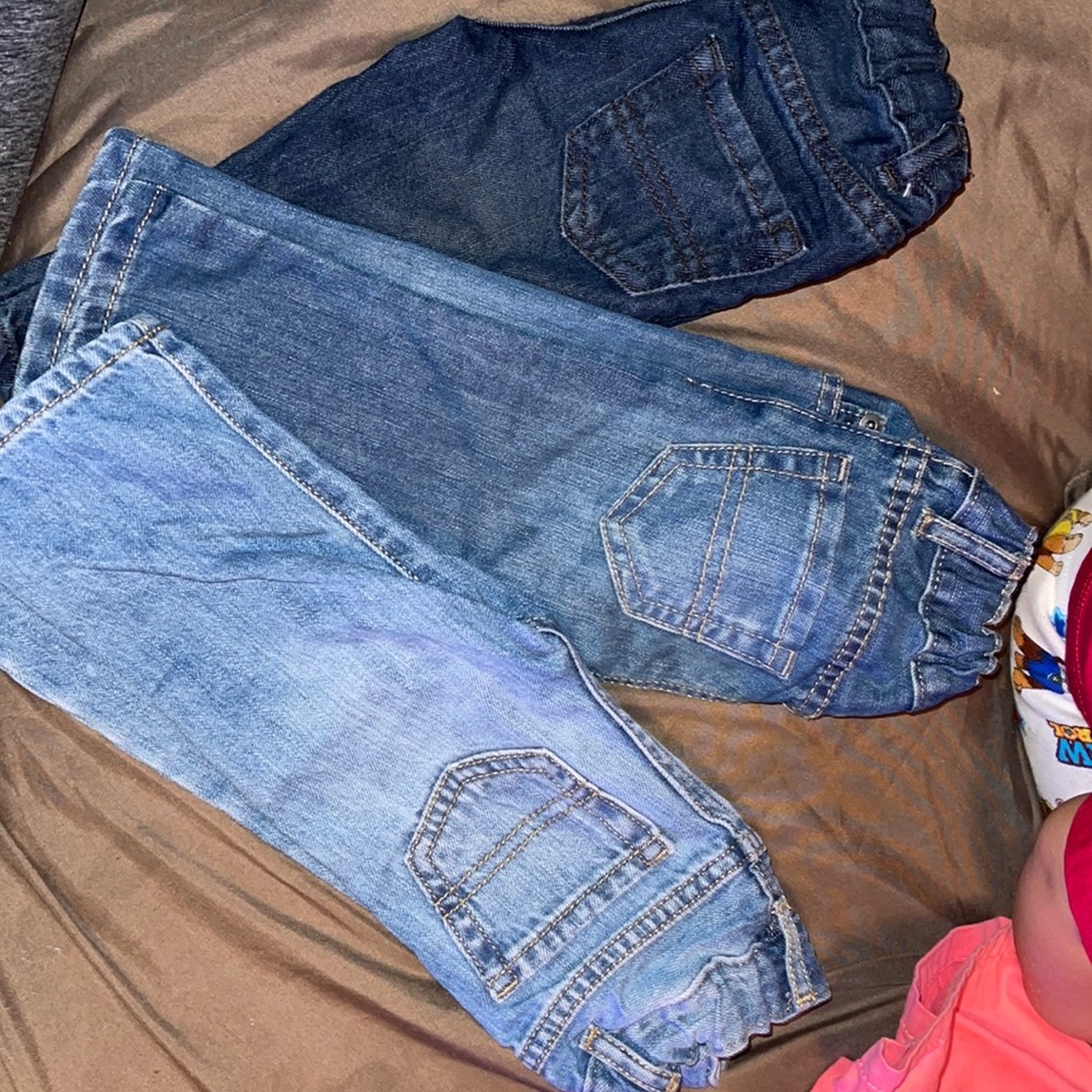 3 Pairs 6-9 MONTHS JEANS